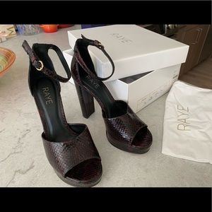 Brand New RAYE Platform Sandals